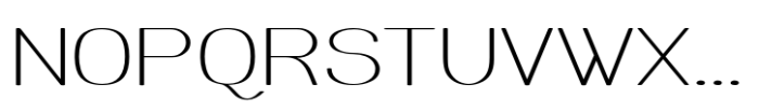 Meichic Thin Expand Font UPPERCASE
