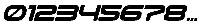 Meicre Sports Italic Font OTHER CHARS