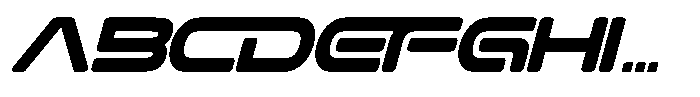 Meicre Sports Italic Font UPPERCASE