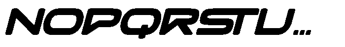 Meicre Sports Italic Font UPPERCASE