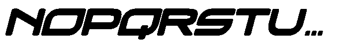 Meicre Sports Italic Font LOWERCASE