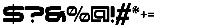 Meicre Sports Regular Font OTHER CHARS
