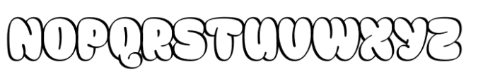 Meila Stroke Regular Font UPPERCASE