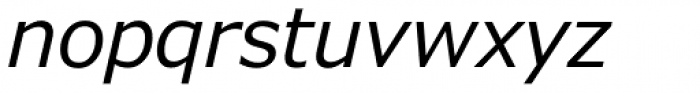 Meiryo UI Italic Font LOWERCASE