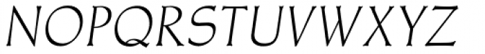 Meister Antiqua Book Italic Font UPPERCASE
