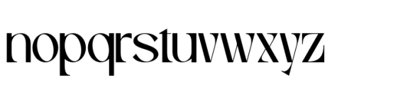 Mekaryu Display Serif Font LOWERCASE