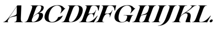 Mekay Vintage Italic Font UPPERCASE