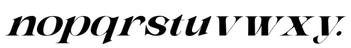 Mekay Vintage Italic Font LOWERCASE