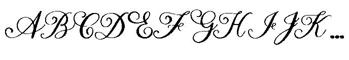 Melanique Font UPPERCASE