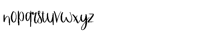 Melanique Font LOWERCASE