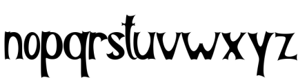 Melasthi Font LOWERCASE