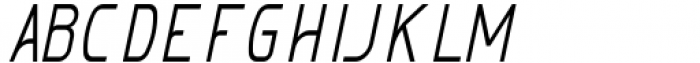 Melatea Medium Italic Condensed Font LOWERCASE