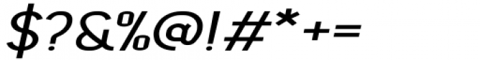 Melatea Semi Bold Italic Expanded Font OTHER CHARS