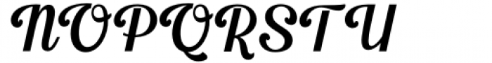 Meldina Regular Font UPPERCASE