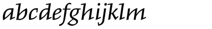 Meleo Italic Font LOWERCASE