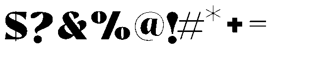 Melfira Bold Font OTHER CHARS