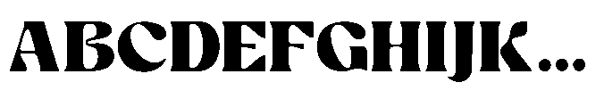 Melfira Bold Font UPPERCASE