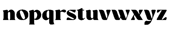 Melfira Bold Font LOWERCASE