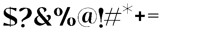 Melfira Medium Font OTHER CHARS