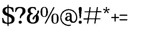 Melgike Dream Regular Font OTHER CHARS