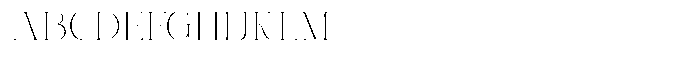 Melgita Benka Extra Light Font UPPERCASE