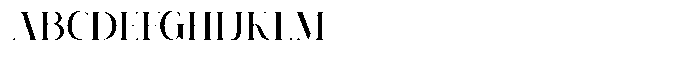 Melgita Benka Medium Font UPPERCASE