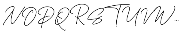 Meliday signature Font UPPERCASE