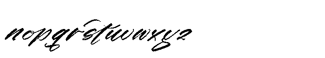 Melifates Italic Font LOWERCASE