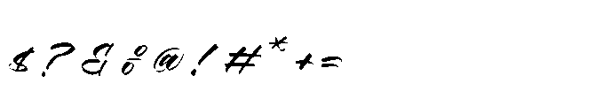Melifates Regular Font OTHER CHARS