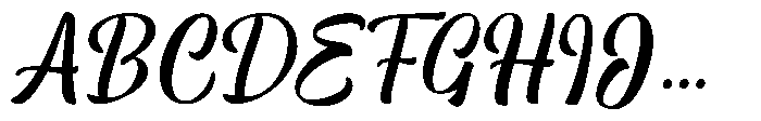 Meliga Font UPPERCASE