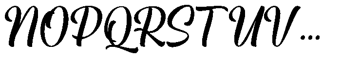 Meliga Font UPPERCASE