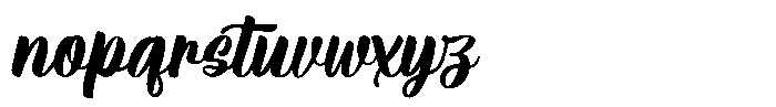 Meliga Font LOWERCASE