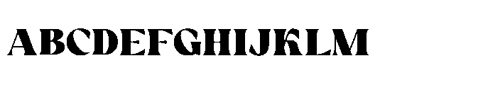 Melika Regular Font UPPERCASE