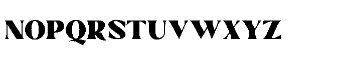 Melika Regular Font UPPERCASE