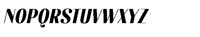 Meliny Oblique Font UPPERCASE