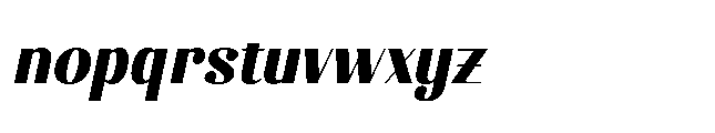 Meliny Oblique Font LOWERCASE