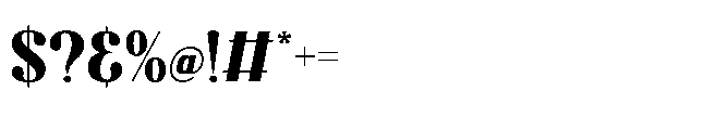 Meliny Regular Font OTHER CHARS