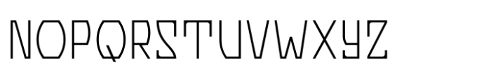 Meliora Sans Thin Font UPPERCASE
