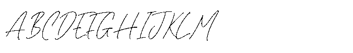 Melisma Signature Font UPPERCASE