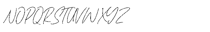 Melisma Signature Font UPPERCASE
