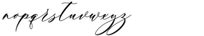 Melissa Gweny Regular Font LOWERCASE