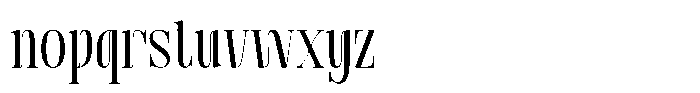 Melista Font LOWERCASE