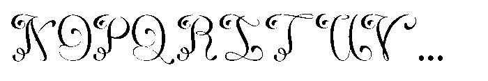 Melkova Font UPPERCASE