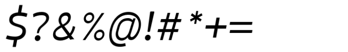 Mell Sans Regular Italic Font OTHER CHARS