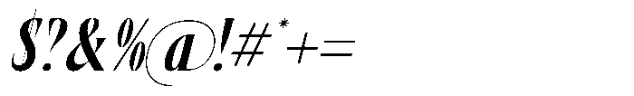 Mellgro Italic Font OTHER CHARS