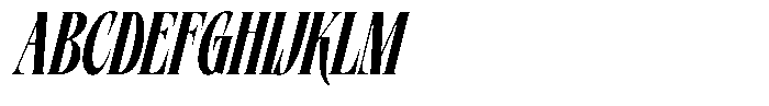 Mellgro Italic Font UPPERCASE