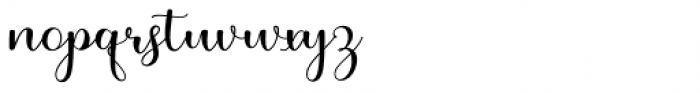 Melliyan Regular Font LOWERCASE