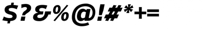 Mellnik Bold Italic Font OTHER CHARS