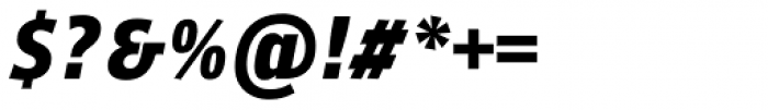 Mellnik Text Bold Italic Font OTHER CHARS