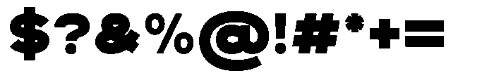 Mello Sans Black Font OTHER CHARS